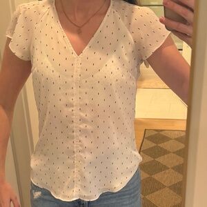 Polka dot blouse